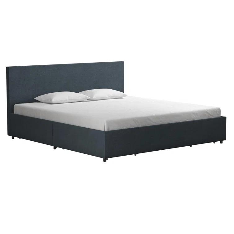 Kelly Upholstered Unfinished Platform Storage Bed