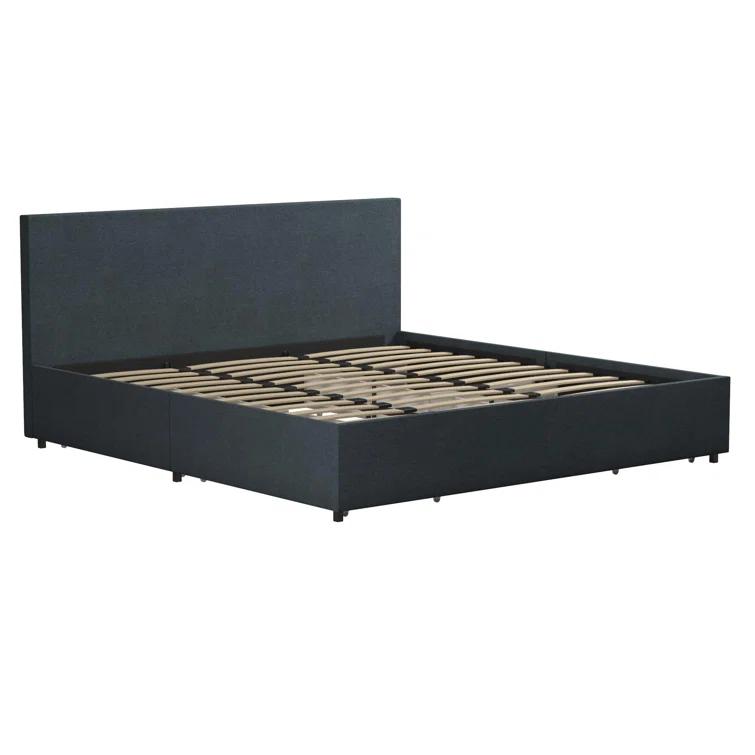 Kelly Upholstered Unfinished Platform Storage Bed