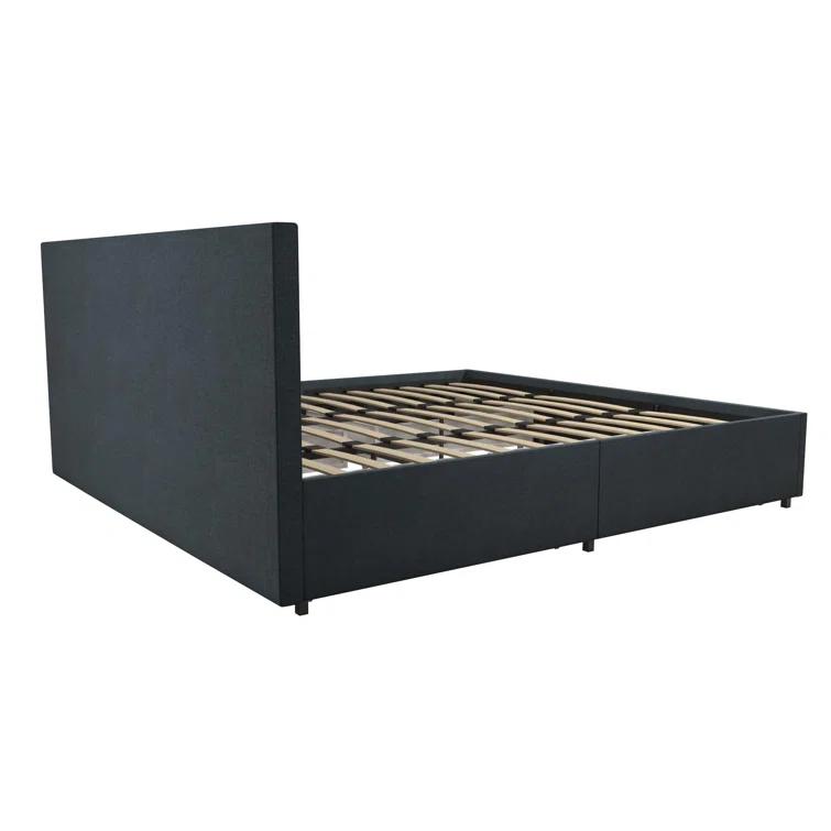Kelly Upholstered Unfinished Platform Storage Bed
