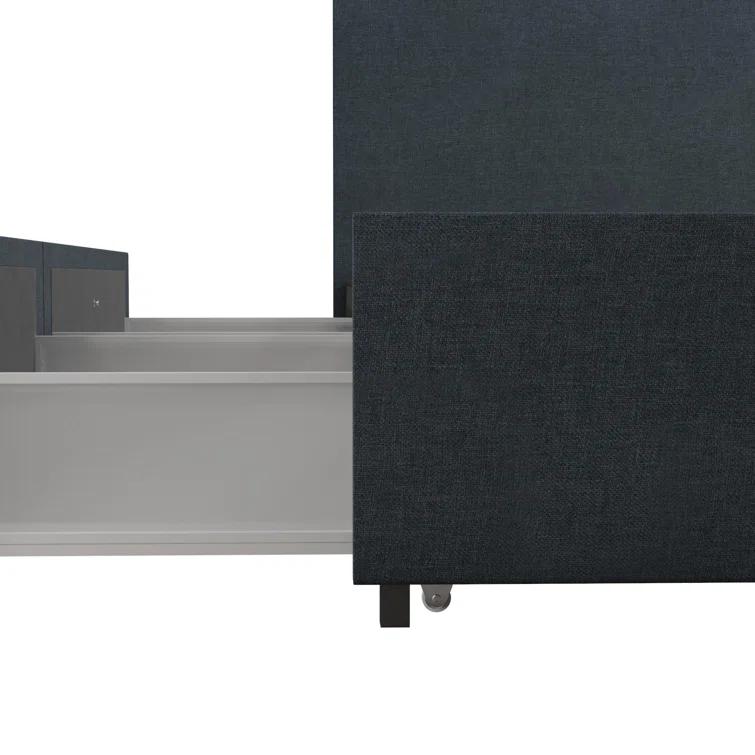 Kelly Upholstered Unfinished Platform Storage Bed