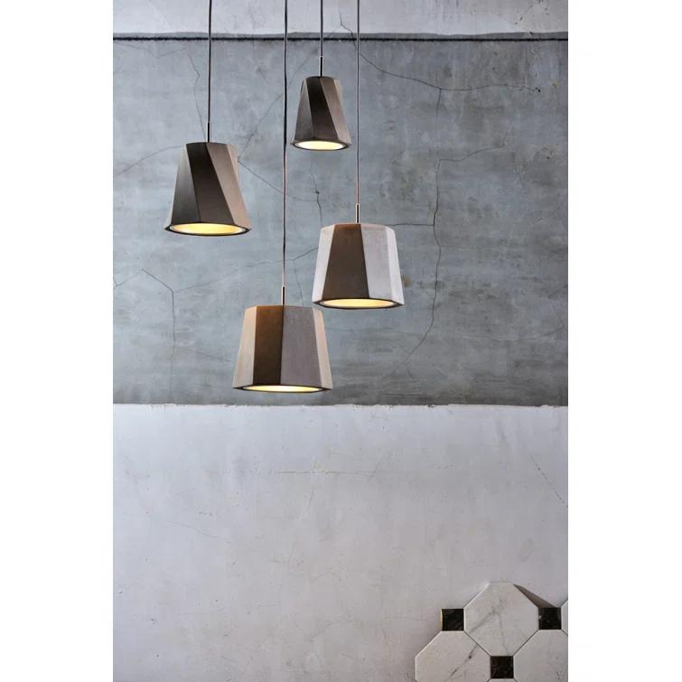 Williamson 1 - Light Concrete Gray Single Pendant