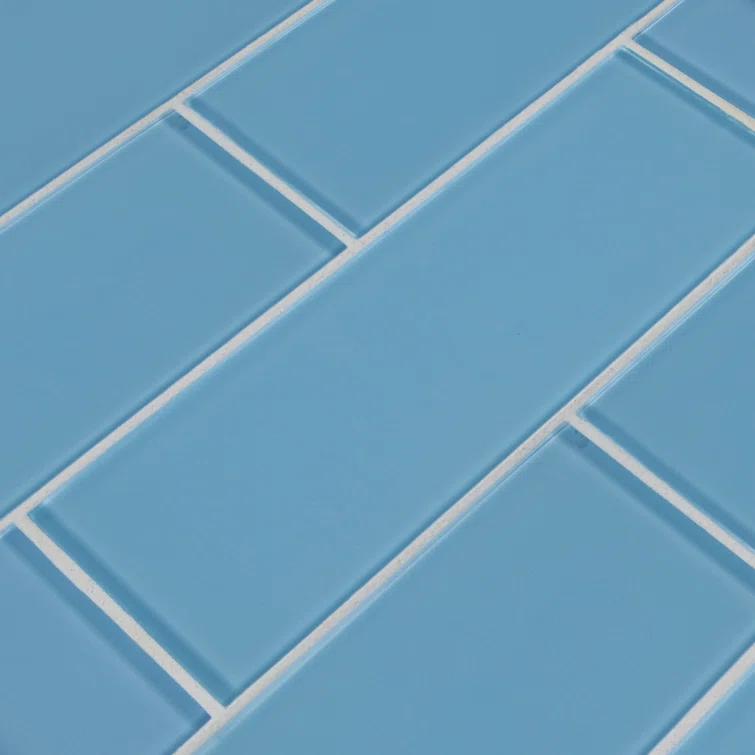 4" x 12" Glass Subway Tile