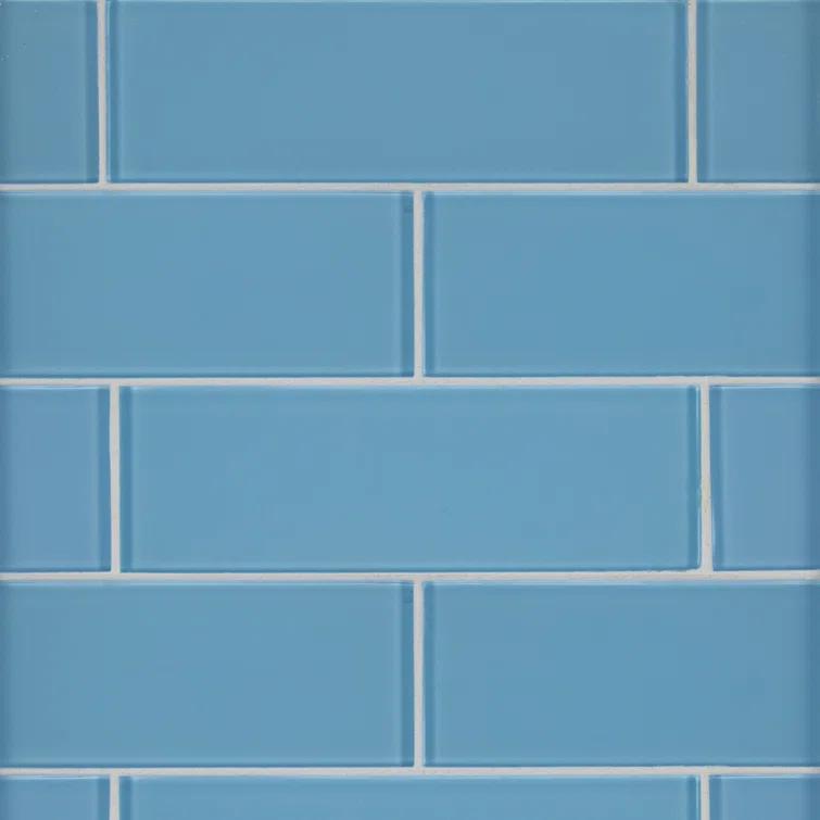 4" x 12" Glass Subway Tile