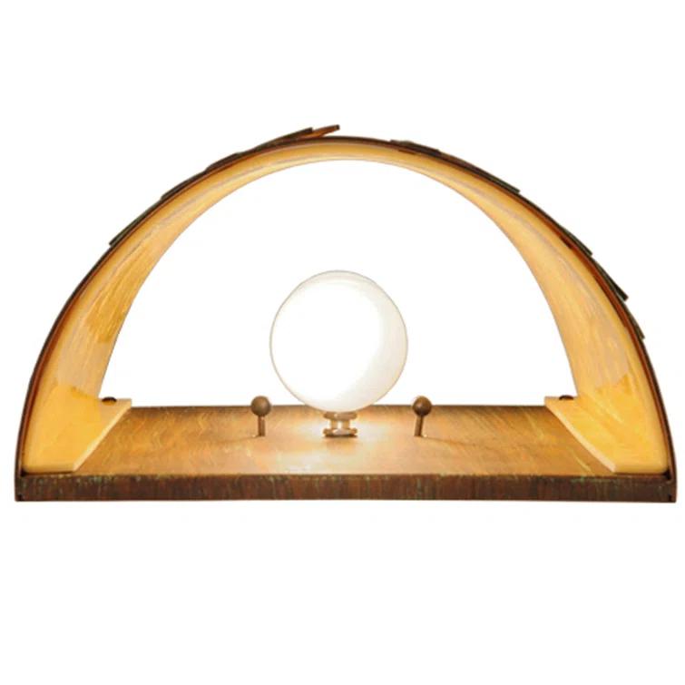 Rustic Lodge Flush Mounted Sconce