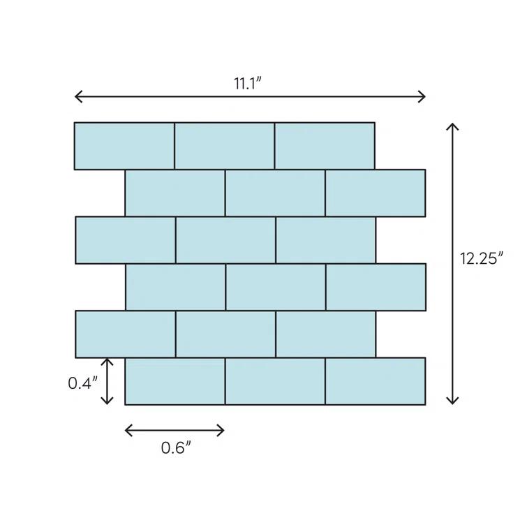 Paradox 0.37" x 0.62" Natural Stone Mosaic Tile