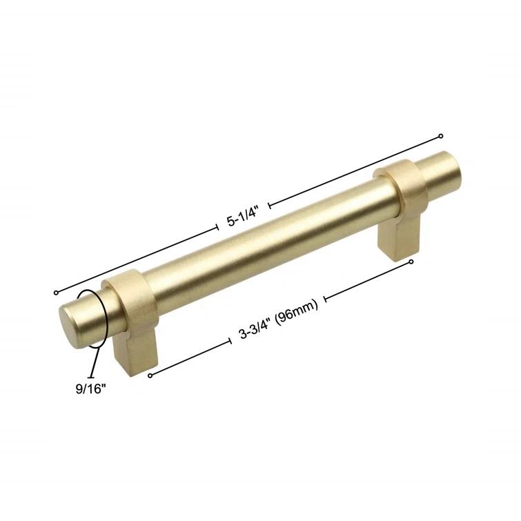 GlideRite Hardware Solid Bar Pull (Set of 10)