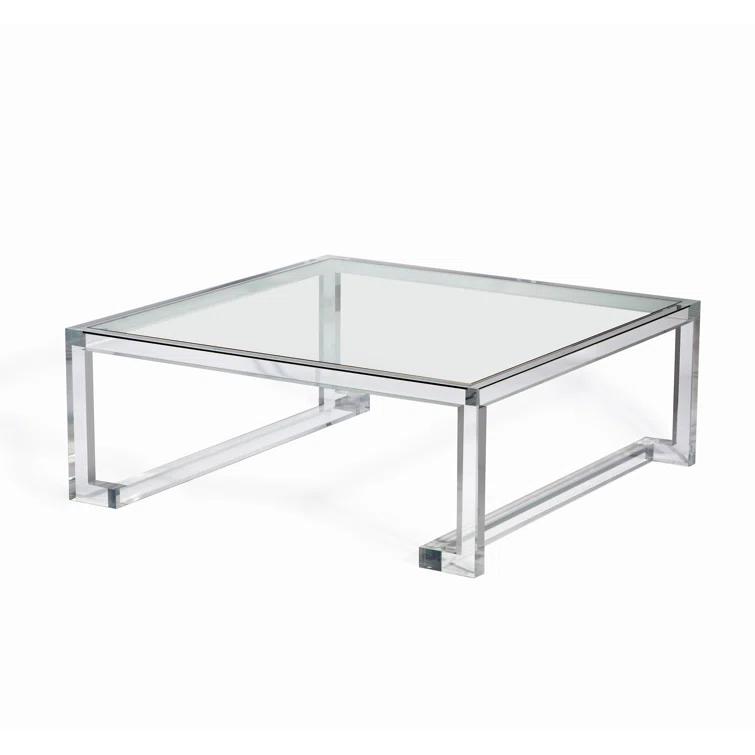 Ava Glass Top Coffee Table
