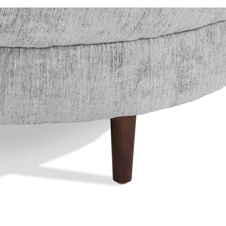 Capri Upholstered Swivel Barrel Chair