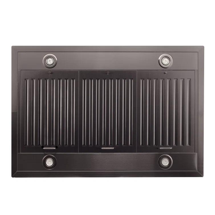 36 in. Convertible Vent Isl& Mount Range Hood in Stainless Steel (GL2i-36)