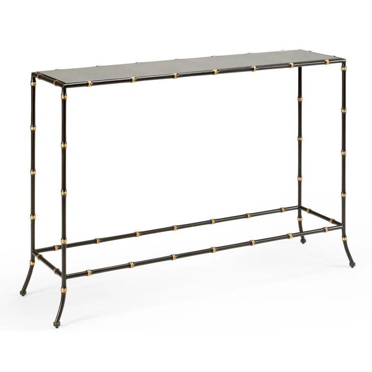 Chelsea House Saigon 51'' Glass Top Console Table