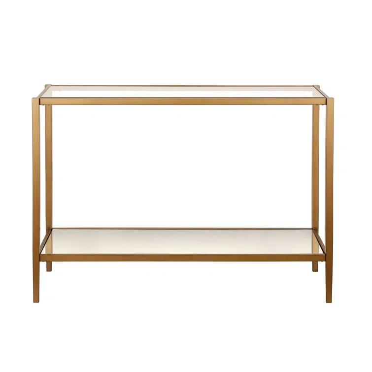 Hera Glass Top Console Table