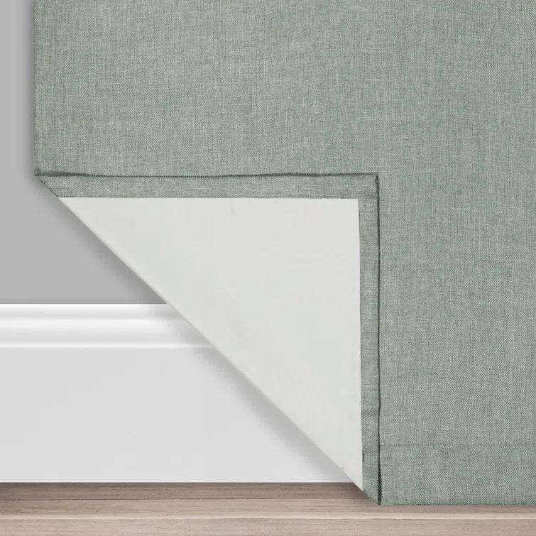 Eclipse Kira Herringbone Absolute Zero Blackout Window Panel