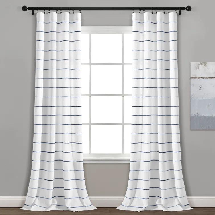 Reyna Semi Sheer Curtain Pair (Set of 2)