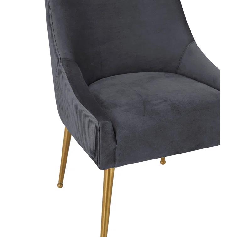 Beatrix 19'' H Velvet Upholstered Side Chair