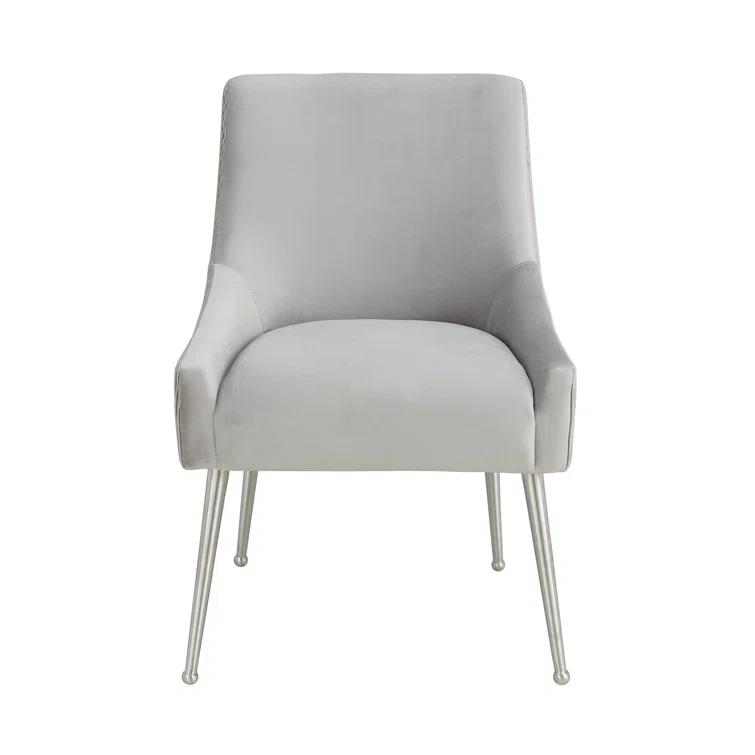 Beatrix 19'' H Velvet Upholstered Side Chair