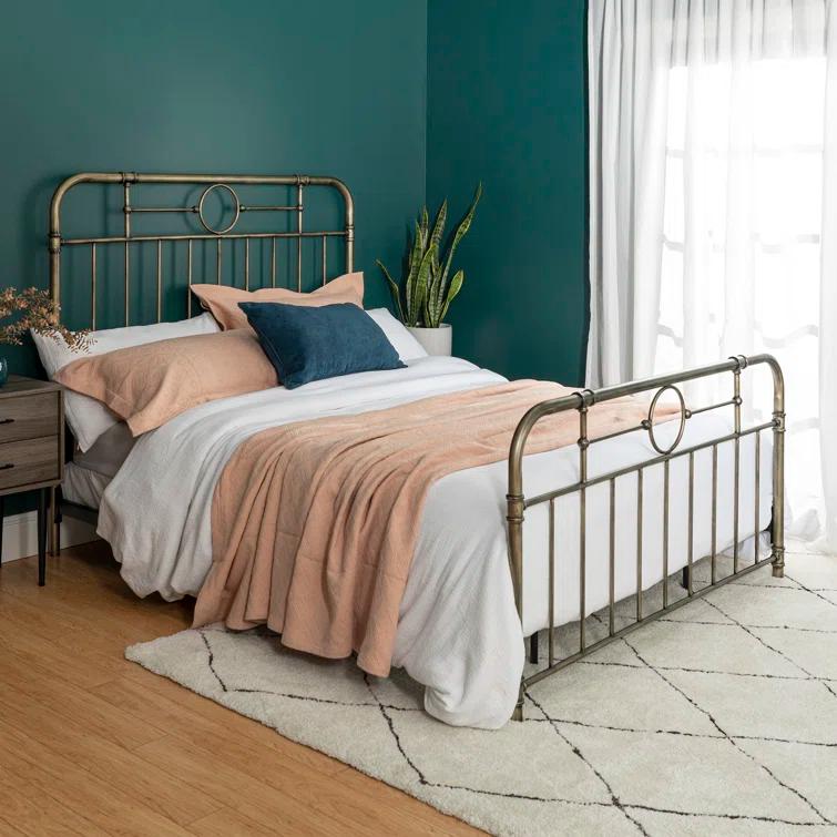 Bronny Metal Open-Frame Bed