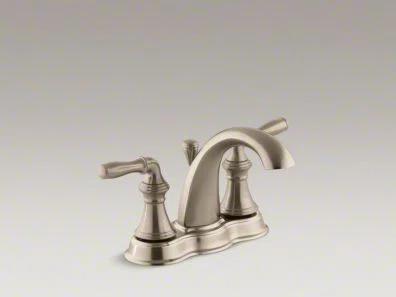 Kohler Devonshire Centerset Bathroom Sink Faucet, 1.2 gpm