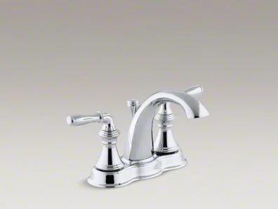 Kohler Devonshire Centerset Bathroom Sink Faucet, 1.2 gpm
