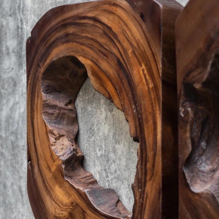 Uttermost Adlai 12" Wide Natural Wood Wall Art Designs - Set of 6