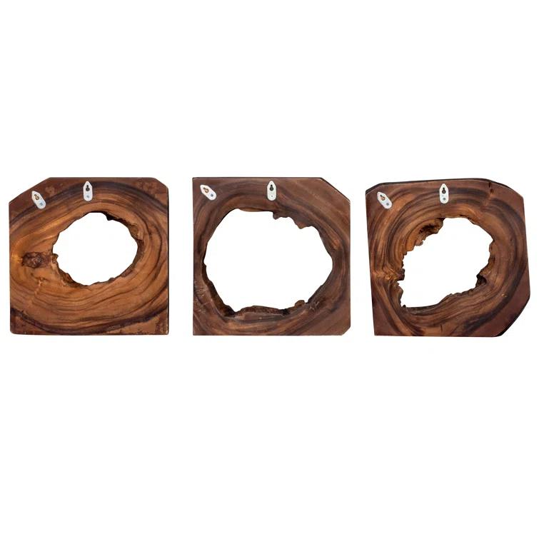 Uttermost Adlai 12" Wide Natural Wood Wall Art Designs - Set of 6