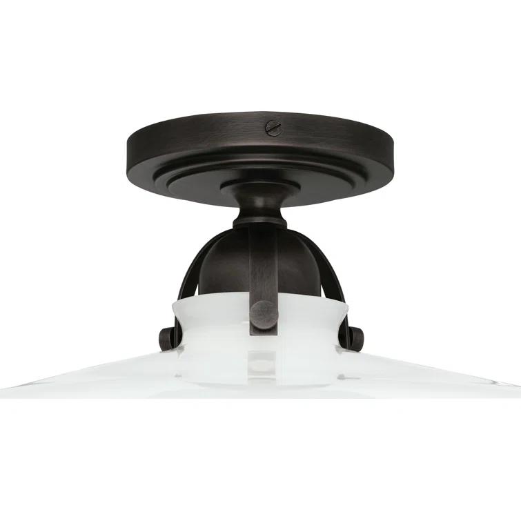 Robert Abbey Lighting Rico Espinet Arial - Light Flush Mount in  Deep Patina Bronze