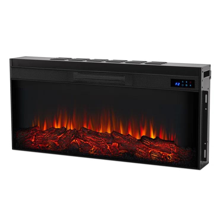 Alcott 75" Landscape Electric Fireplace by Real Flame