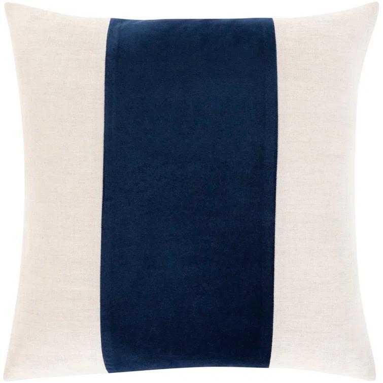 Kat Striped Cotton Throw Pillow