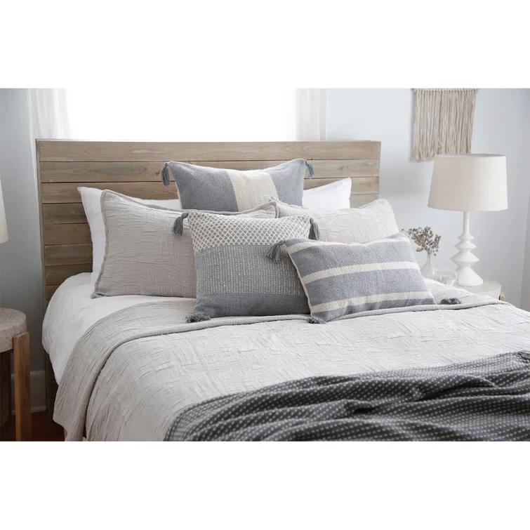 Harbour Cotton Matelassé Coverlet by Pom Pom at Home - Taupe / Twin