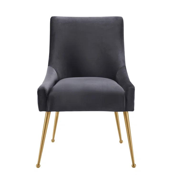 Beatrix 19'' H Velvet Upholstered Side Chair