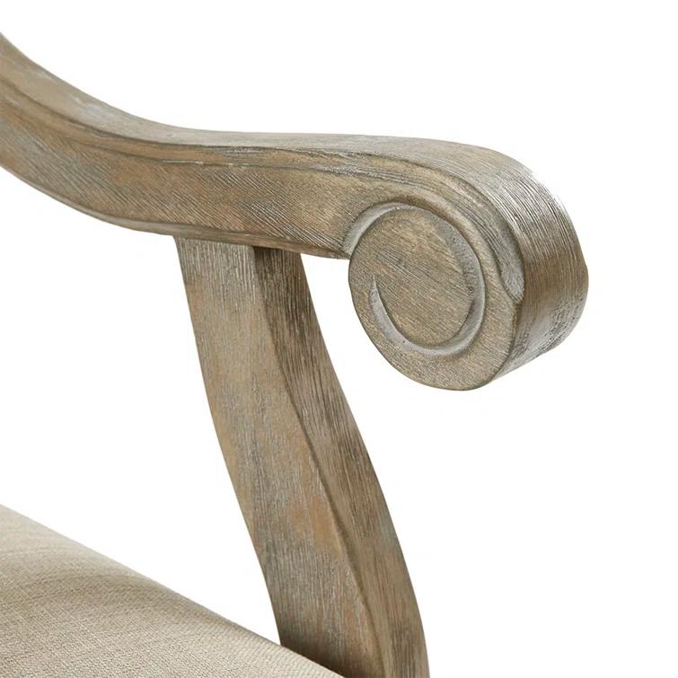 Brentwood Traditional Exposed Wood Armchair