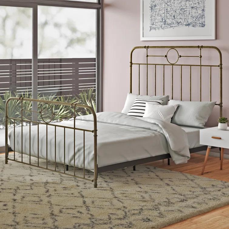 Bronny Metal Open-Frame Bed