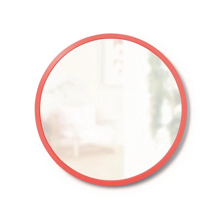 Hub Rubber Round Mirror