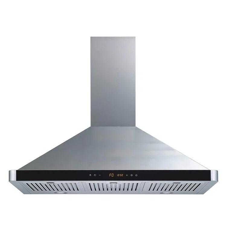 W103B Series 36" 500 CFM Convertible Wall Mount Range Hood in Stainless Steel With Filter Included