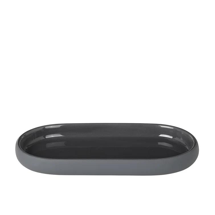 Magnet Charcoal Ceramic Bathroom Accessory Tray