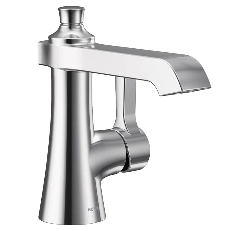 Flara Single Hole Bathroom Faucet with Drain Assembly