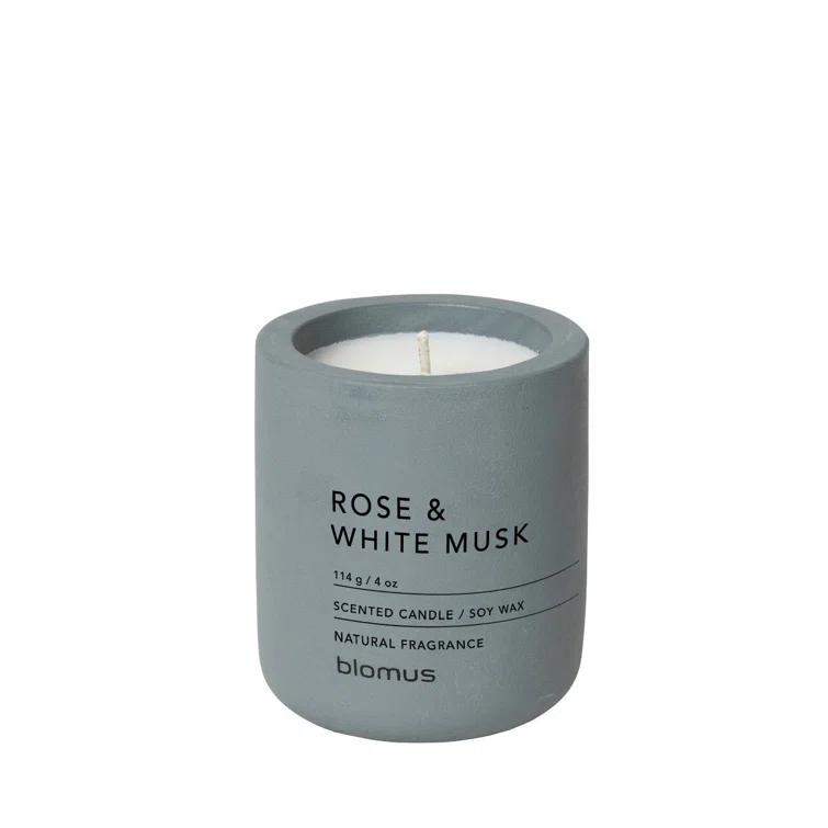 FRAGA Rose & White Musk Scented Jar Candle