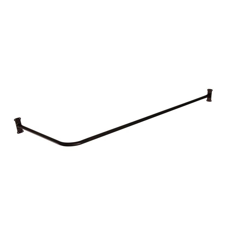 Barclay Corner L-Shaped Fixed Shower Curtain Enclosure