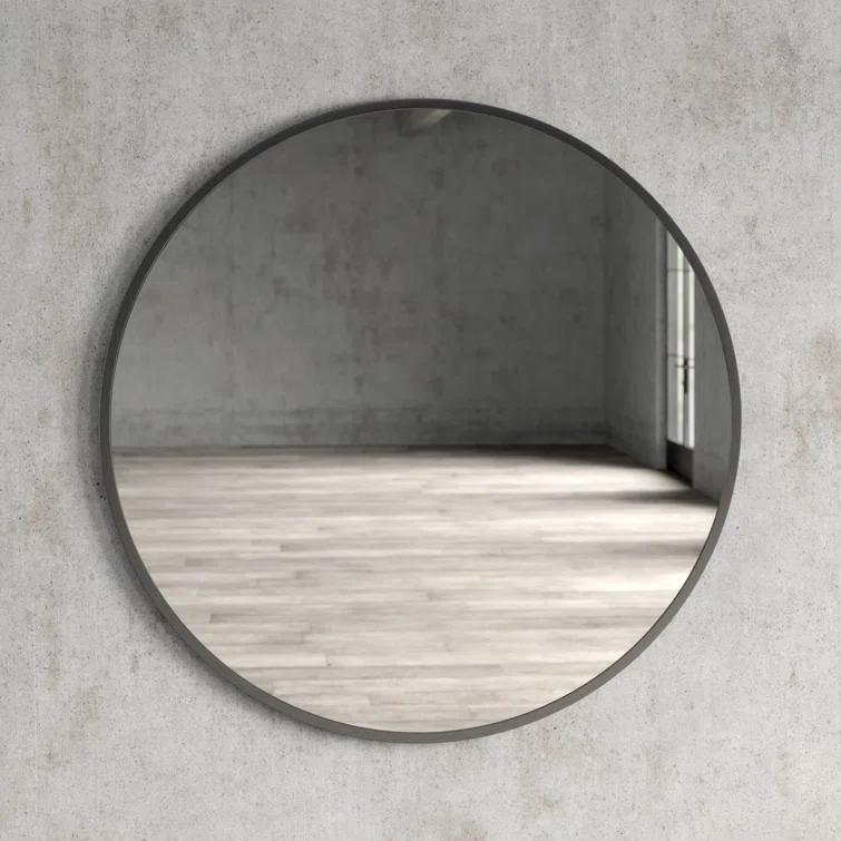Sabine Metal Round Wall Mirror