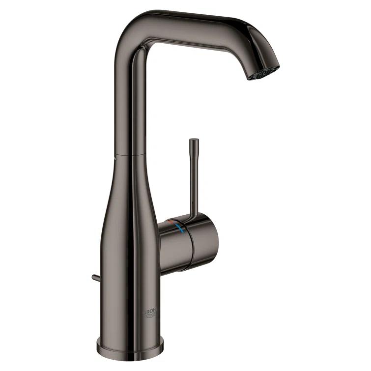 GROHE Essence Single Hole Bathroom Faucet with Single Handle, Size Large