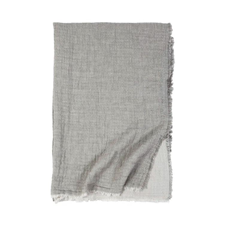Hermosa Oversized Throw by Pom Pom At Home - Light Gray