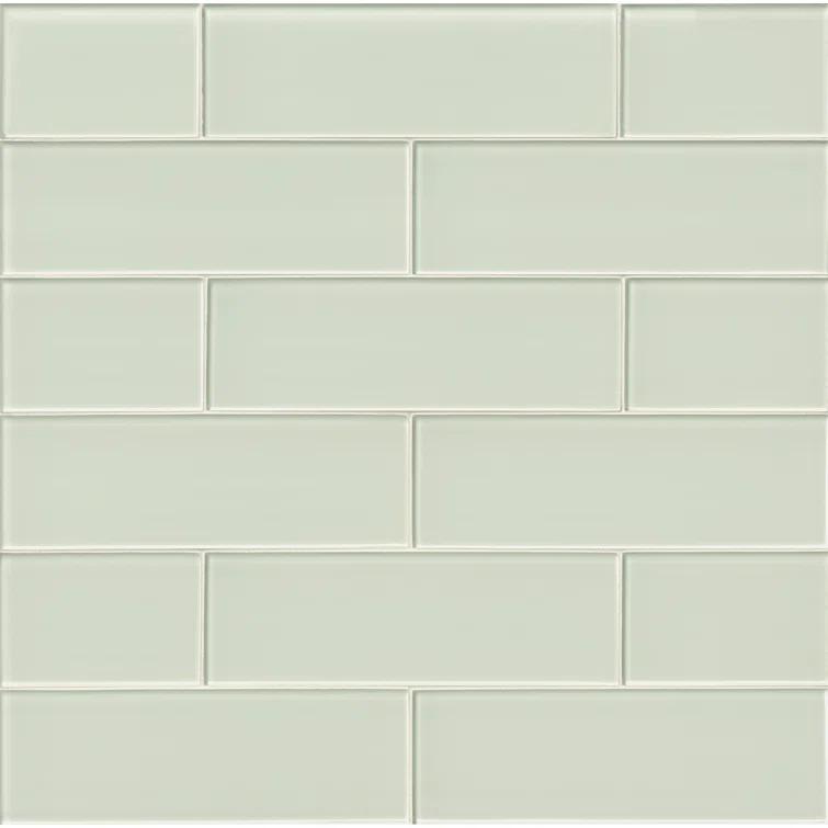 4" x 12" Glass Subway Tile