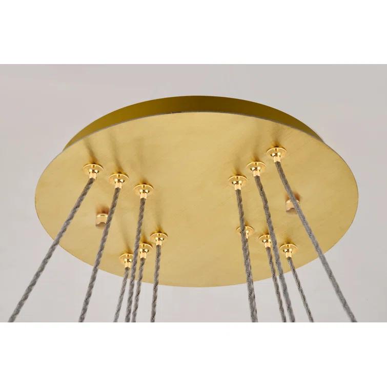 Steveson 3 - Light LED Crystal Pendant