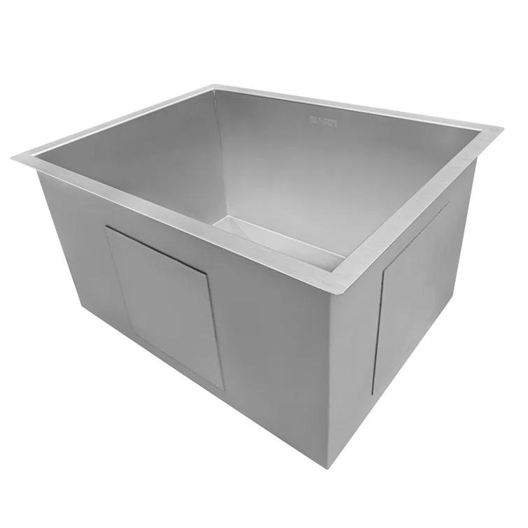 Ruvati 21" x 18" x 12" Deep Laundry Utility Sink Undermount 16 Gauge Stainless Steel