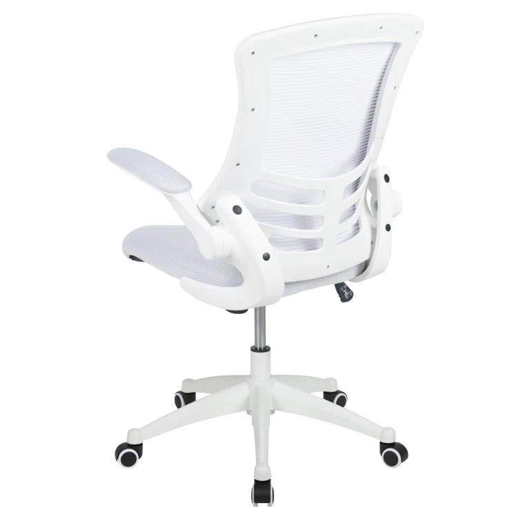 Jayetta Mid-Back Mesh Swivel Ergonomic Office Chair with Flip-Up Arms by Flash Furniture