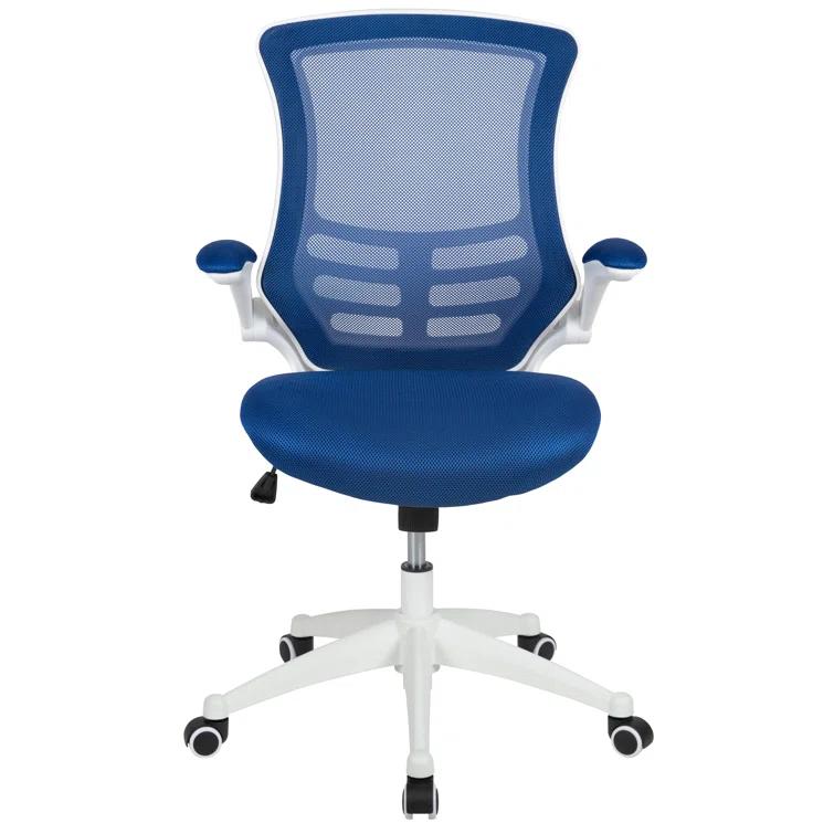 Jayetta Mid-Back Mesh Swivel Ergonomic Office Chair with Flip-Up Arms by Flash Furniture