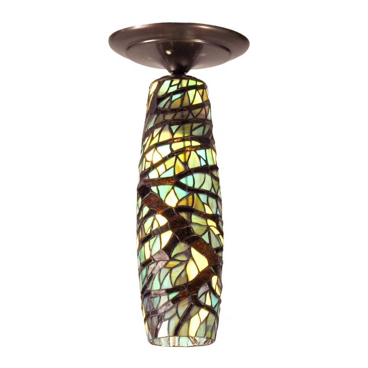 Glass Semi Flush Mount