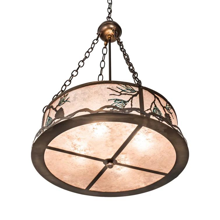 4 - Light Drum Chandelier