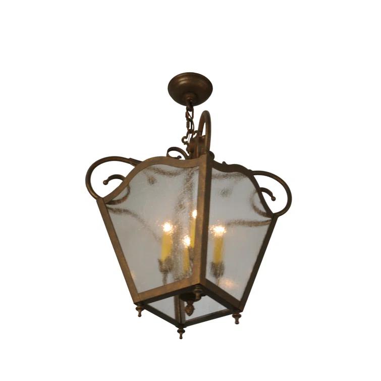 Terena 4 - Light Dimmable Lantern Geometric Chandelier