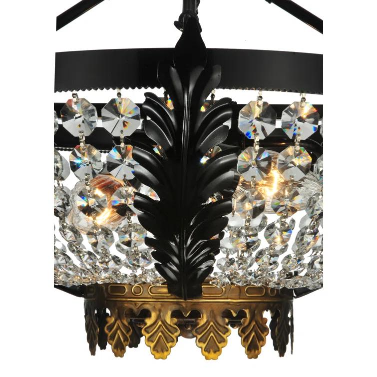 Glass Semi Flush Mount