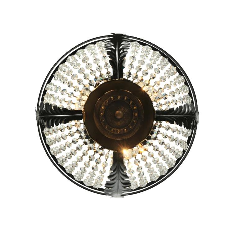 Glass Semi Flush Mount